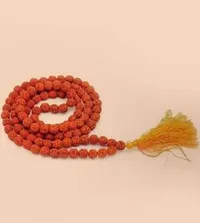 108 Beads Rudraksha Jaap Mala - 100% Original Vrindavan - image 1