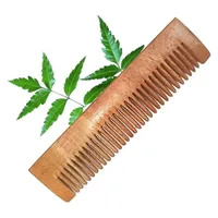 Neem Wood Pocket Comb - Kacchi Herb Treated - image 1