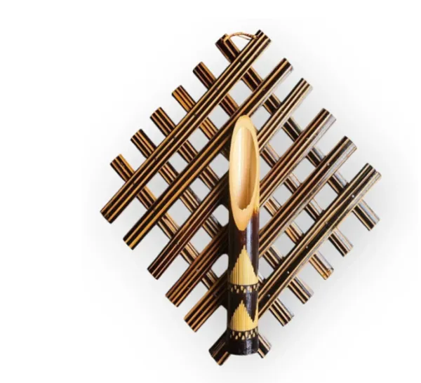 Handcrafted Bamboo Flower Vases - Diamond Shape