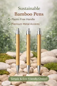 Premium Handcrafted Bamboo Writing Pen - Eco-Gift - image 1