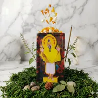 Premanand Ji Maharaj 3D Fridge Magnet - Blessing Pose - image 1