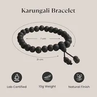 Karungali Malai Bracelet - Lab Certified Ebony Wood - image 1